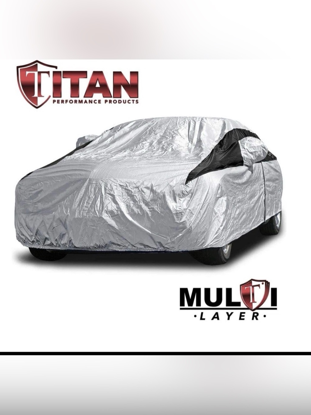 Titan Car Cover All Weather Waterproof Outdoor Heavy Duty Full Sedan Coupe L - Picture 3 of 7